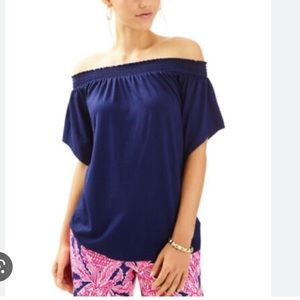 Lilly Pulitzer off the shoulder top